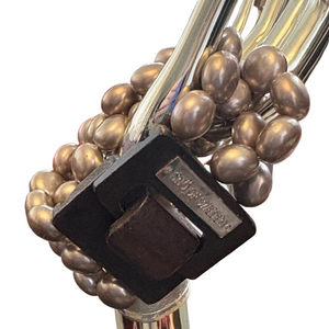 Decorative Metallic Bead Bracelet Accent - Silver SNO OF SWEDEN